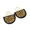 Gold Studded Shoulder Epaulet with Dangling Chains for Metal Head Designs